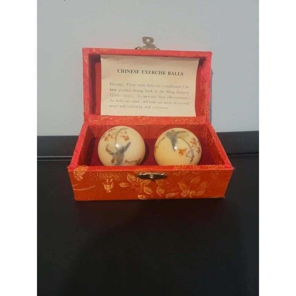 Chinese Exercise Ball with case